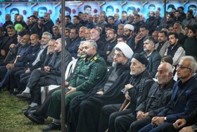 مراسم تشیع یک شهید گمنام و یادواره شهدای کِسلیان سوادکوه