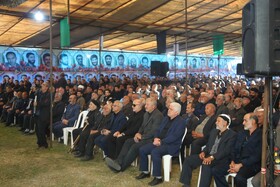 مراسم تشیع یک شهید گمنام و یادواره شهدای کِسلیان سوادکوه