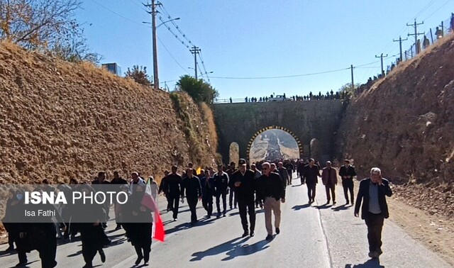 پیکر مطهر ۶ شهید گمنام دفاع مقدس در یاسوج تشییع شد