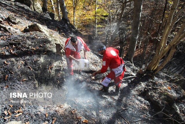 فرمانده یگان حفاظت محیط زیست گلستان: طوفان آتش در گلستان آرام گرفت