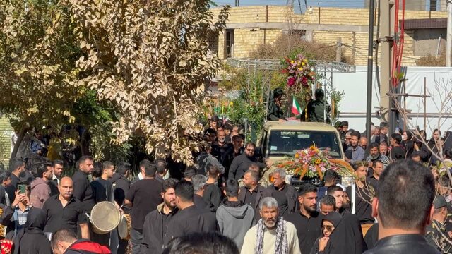 تشییع پیکر ۲ لاله فاطمی در رفسنجان