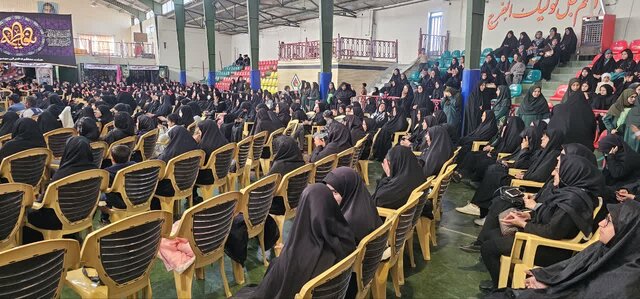 شکوه اجتماع دختران فاطمی در زرند؛ میعادگاه ارادت به بانوی دو عالم