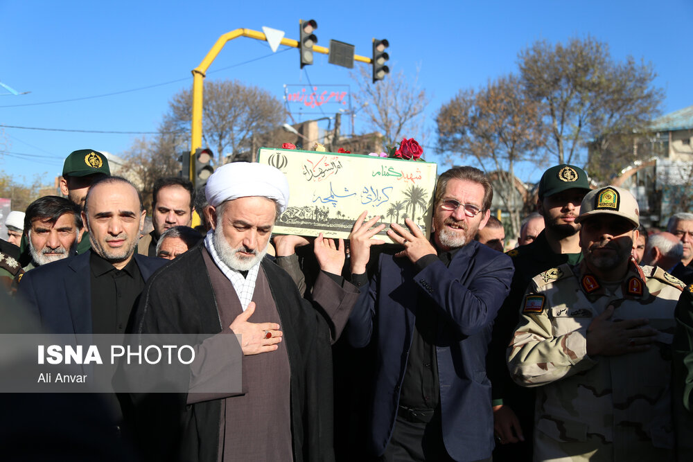 آئین تشییع و تدفین ۳ شهید گمنام در اردبیل برگزار شد