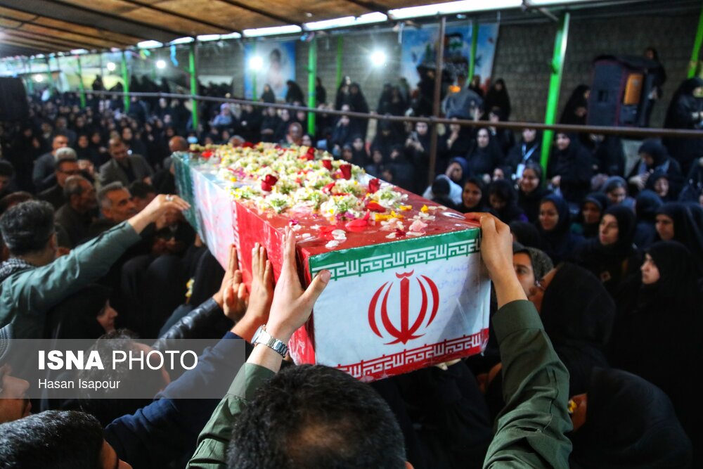 مراسم تشییع پیکر شهید گمنام - سوادکوه