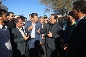 بازدید استاندار ایلام از شهرک «هزارانی» و مردم سیل‌زده