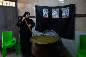 پخت آش نذری مردم شفت در سالروز شهادت حضرت فاطمه زهرا(س)