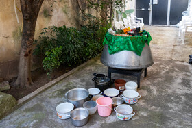 پخت آش نذری مردم شفت در سالروز شهادت حضرت فاطمه زهرا(س)