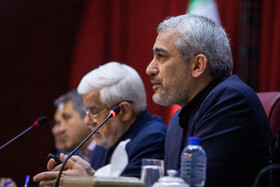 سید علی مدنی‌زاده، وزیر اقتصاد در جلسه شورای معاونین وزارت اقتصاد