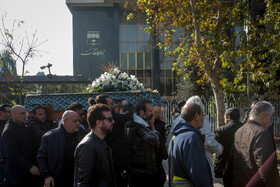 مراسم تشییع پیکر هادی مرزبان