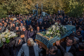 مراسم تشییع پیکر هادی مرزبان