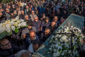 مراسم تشییع پیکر هادی مرزبان