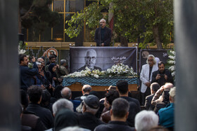 مراسم تشییع پیکر هادی مرزبان