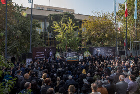 مراسم تشییع پیکر هادی مرزبان