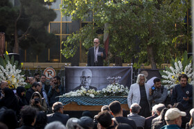مراسم تشییع پیکر هادی مرزبان