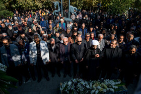 مراسم تشییع پیکر هادی مرزبان