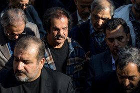 مراسم تشییع پیکر هادی مرزبان