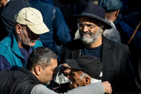 مراسم تشییع پیکر هادی مرزبان