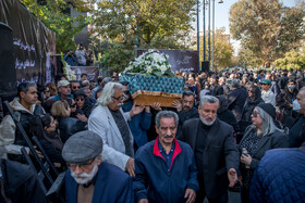 مراسم تشییع پیکر هادی مرزبان