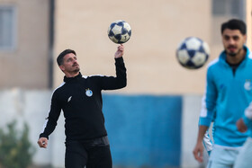 تمرین تیم فوتبال استقلال پیش از بازی با الوصل امارات