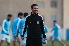 تمرین تیم فوتبال استقلال پیش از بازی با الوصل امارات