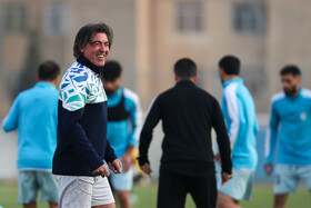 تمرین تیم فوتبال استقلال پیش از بازی با الوصل امارات