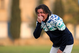 تمرین تیم فوتبال استقلال پیش از بازی با الوصل امارات