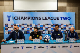 نشست خبری مسعود میرال، سرمربی و رناتو تاپیا، بازیکن الوصل پیش از دیدار با استقلال