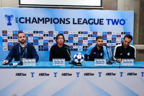 نشست خبری ریکاردو ساپینتو، سرمربی و مهران احمدی، بازیکن استقلال پیش از دیدار با الوصل