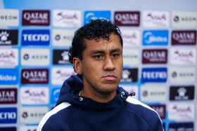 نشست خبری رناتو تاپیا، بازیکن الوصل پیش از دیدار با استقلال