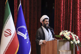 سخنرانی مهدی ایمانی مقدم، رئیس نهاد نمایندگی مقام معظم رهبری در نشست وزیر علوم با اعضای هیات علمی دانشگاه فردوسی خراسان رضوی