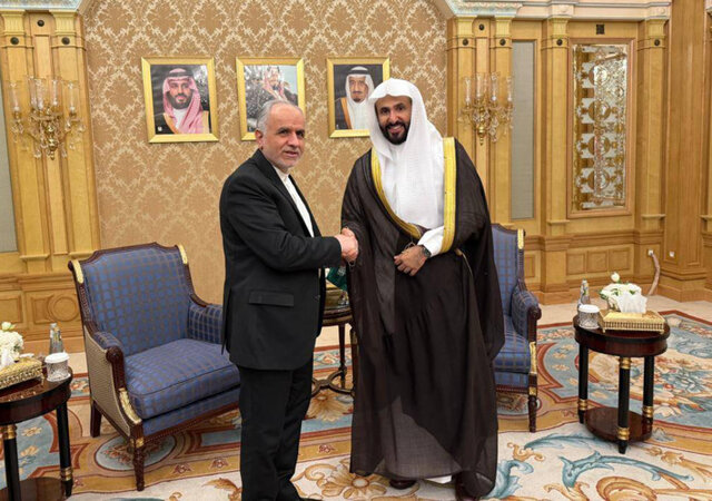 دیدار وزیر دادگستری با رییس شورای عالی قضایی عربستان