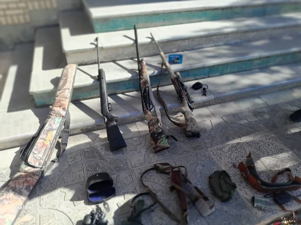 توقف زنجیره شکار غیرمجاز در چند شهرستان فارس