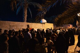 بزرگداشت شهدای گمنام همزمان با ایام فاطمیه در روستای دویره - بوشهر