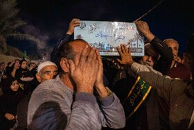 بزرگداشت شهدای گمنام همزمان با ایام فاطمیه در روستای دویره - بوشهر