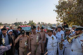 بزرگداشت شهدای گمنام همزمان با ایام فاطمیه در مدرسه مفتح - شهر بوشهر