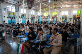 بزرگداشت شهدای گمنام همزمان با ایام فاطمیه در مدرسه مفتح - شهر بوشهر