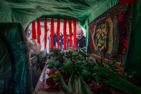 بزرگداشت شهدای گمنام همزمان با ایام فاطمیه در مدرسه مطهره - شهر بوشهر