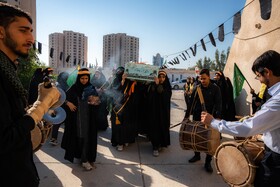 بزرگداشت شهدای گمنام همزمان با ایام فاطمیه در مدرسه دانش - شهر بوشهر