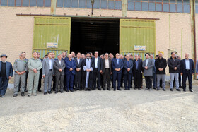 بازدید اعضای کمیسیون صنایع و معادن مجلس و معاونت وزیر صمت از کارخانه آرکا فولاد فرابین