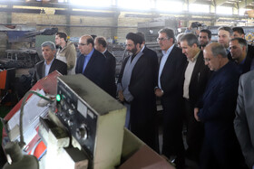 بازدید اعضای کمیسیون صنایع و معادن مجلس و معاونت وزیر صمت از کارخانه آرکا فولاد فرابین