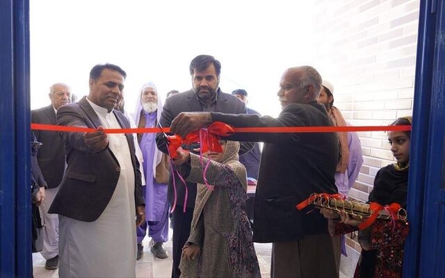 افتتاح مدرسه دخترانه در نصرت‌آباد سیستان و بلوچستان با مشارکت خیران 