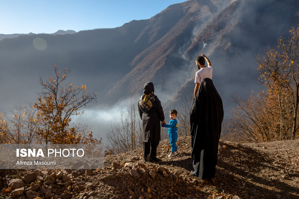 ۲۳ روز بعد از آتش در جنگل‌های منطقه الیت