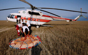 آتش‌سوزی جنگل‌ها و مراتع استان گلستان مهار شد / انجام ۲۰ سورتی پرواز توسط بالگرد هلال‌احمر