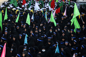 نمایش اقتدار بسیجیان - مشهد