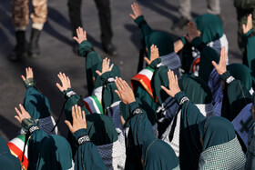 نمایش اقتدار بسیجیان - مشهد