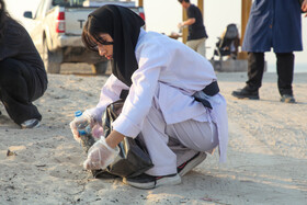 پاکسازی سواحل کیش