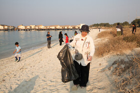 پاکسازی سواحل کیش