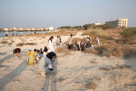 پاکسازی سواحل کیش