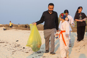 پاکسازی سواحل کیش