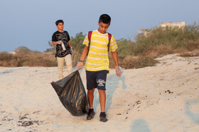 پاکسازی سواحل کیش